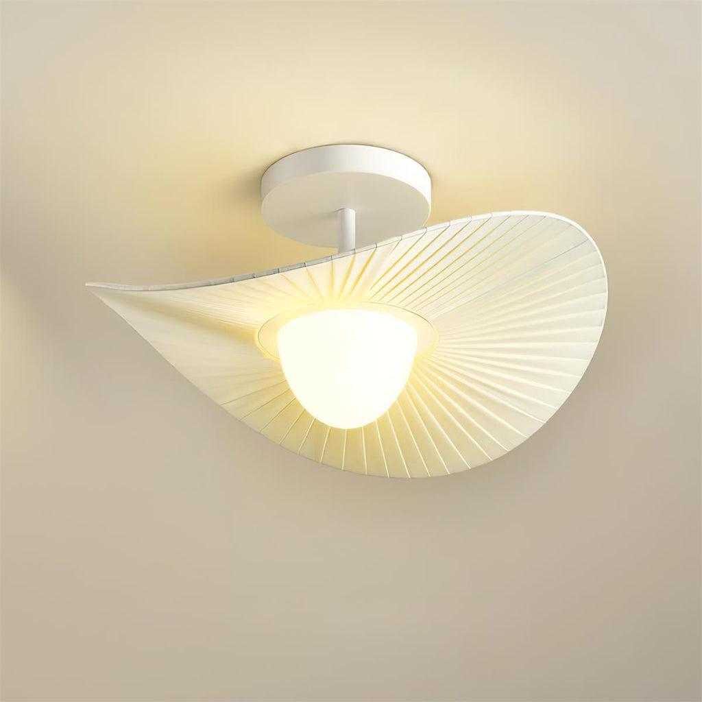 Florina Plafonnier Plissé Tissu Sculptural - Neutralighting