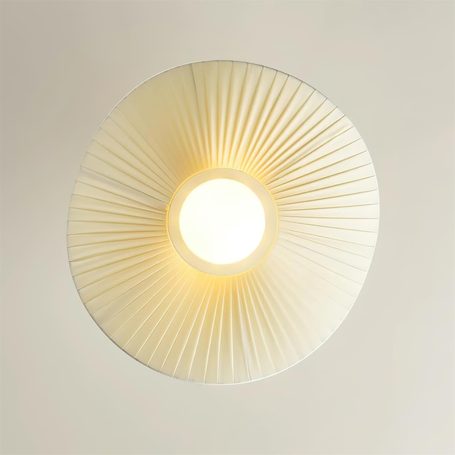 Florina Plafonnier Plissé Tissu Sculptural - Neutralighting