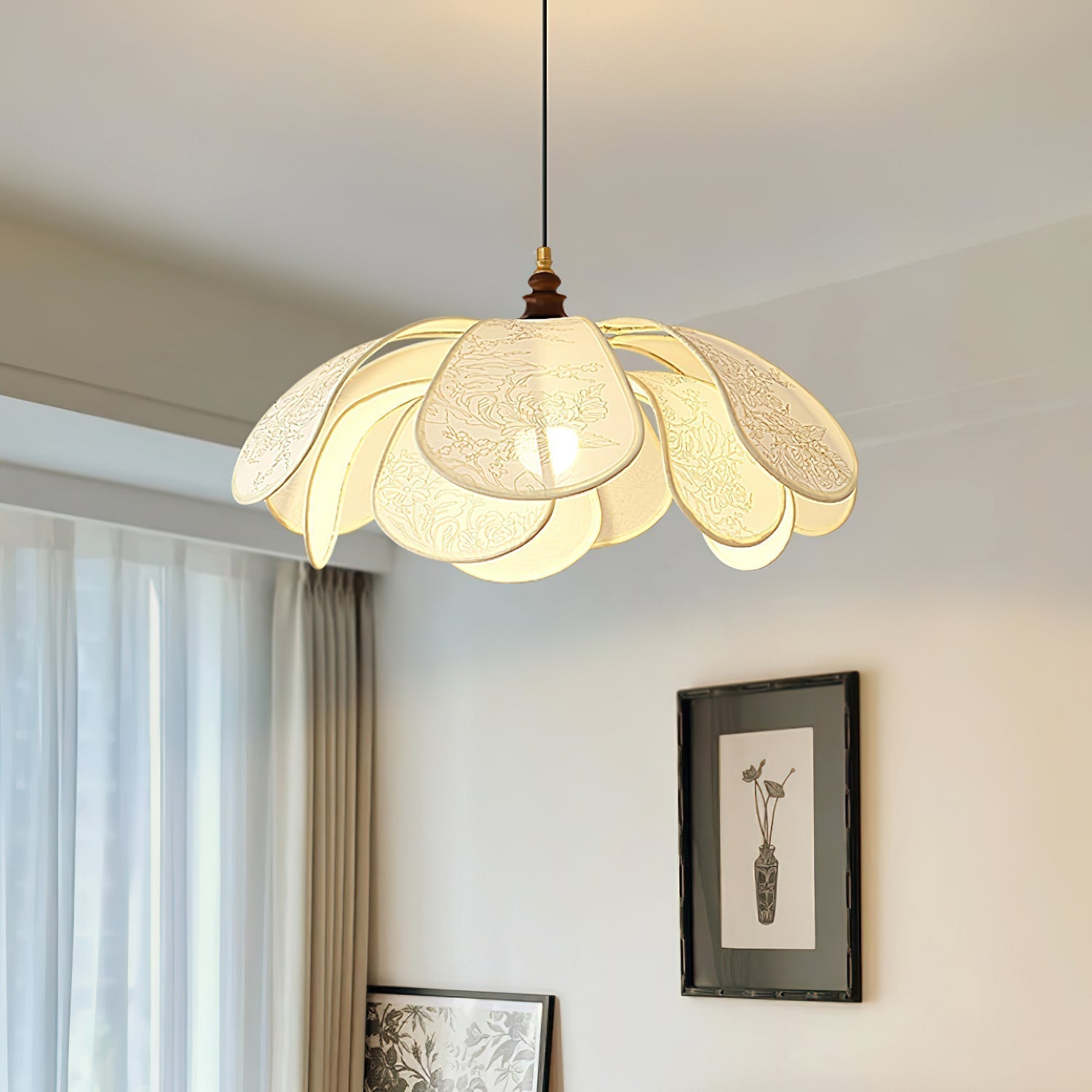 Savoy Lampe Pendentive Abat-jour en Tissu - Neutralighting