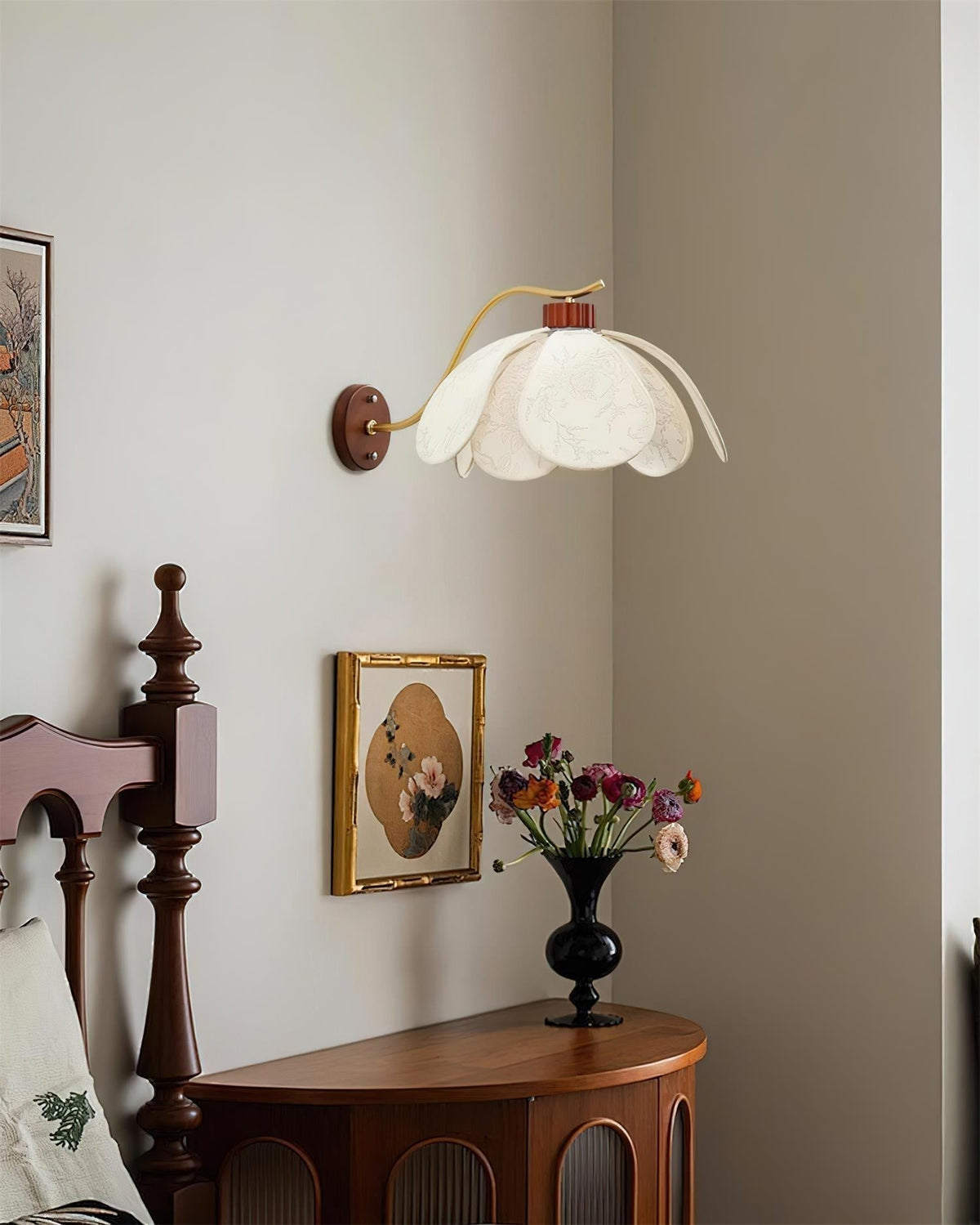 Florvia Applique Murale Abat-jour Floral en Pétales - Neutralighting