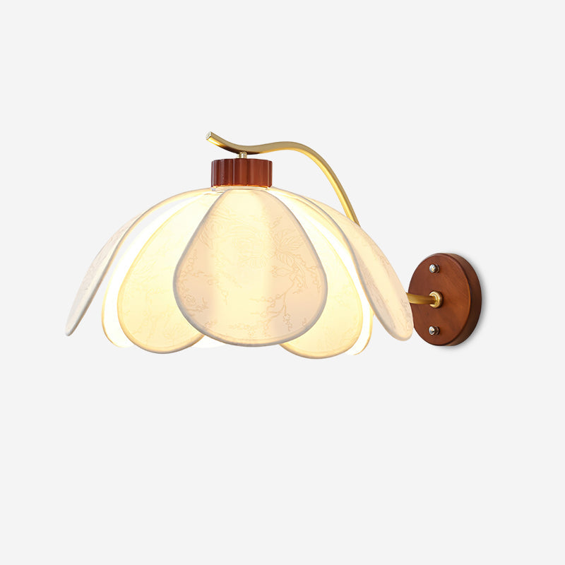 Florvia Applique Murale Abat-jour Floral en Pétales - Neutralighting