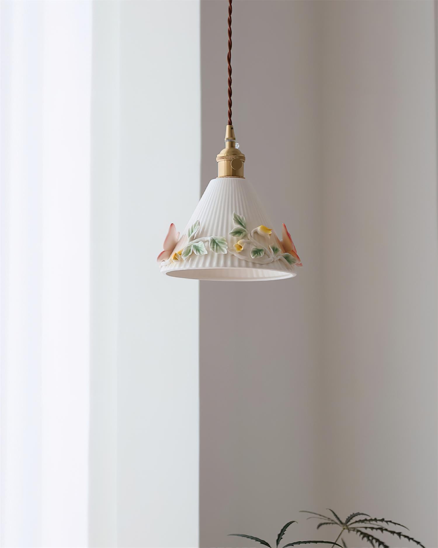 Florynna Lampe Pendante Élégance Fleur Pliée - Neutralighting