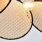 Flow Rattan Lampe Pendante Tissée à la Main Organique - Neutralighting