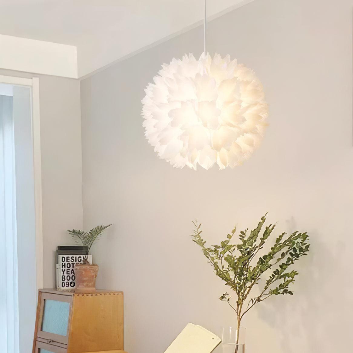 Celaeisra Lampe Pendante Ball Flowers Art Nordic - Neutralighting