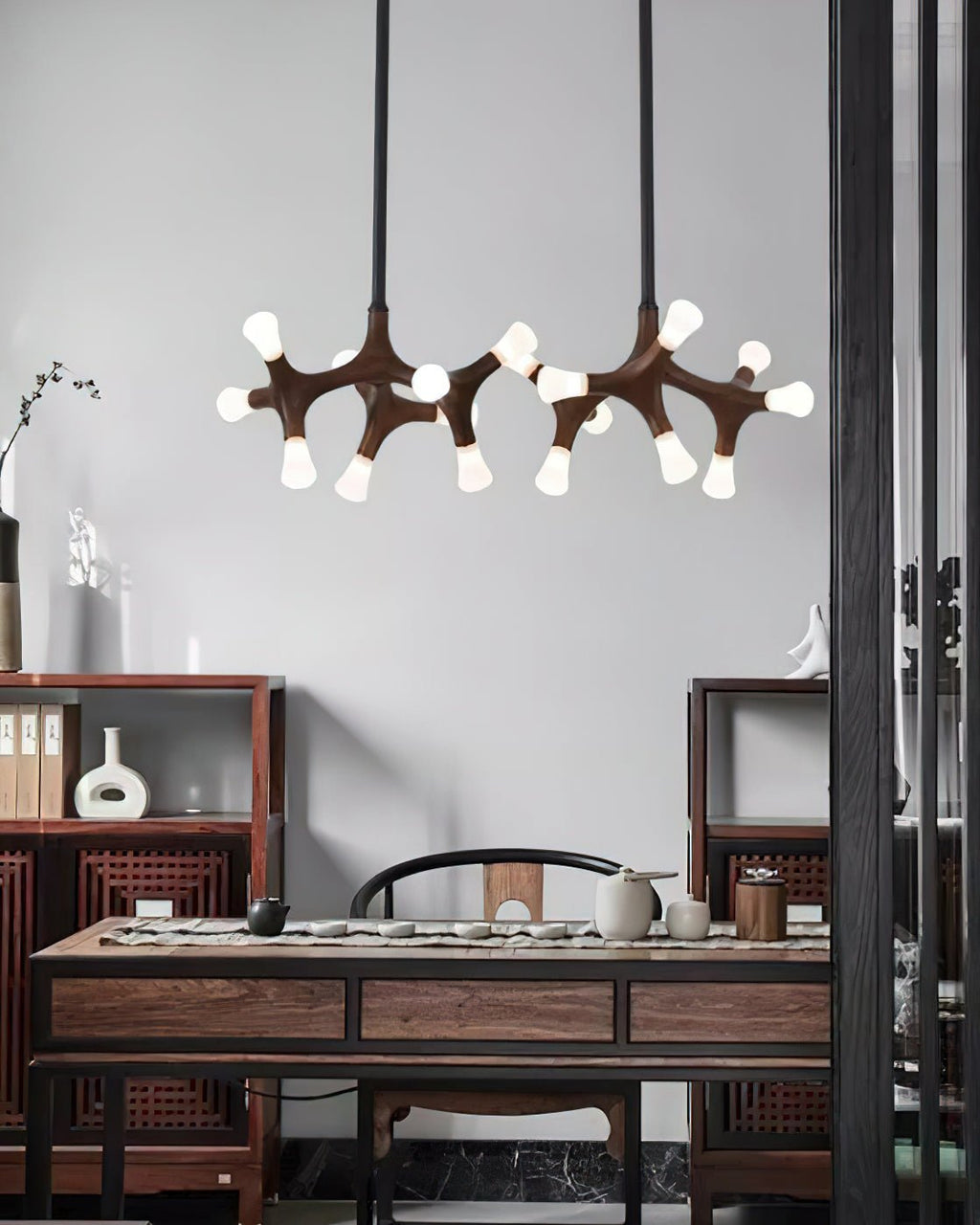 Mynorila Suspension Bois Design Branche - Neutralighting