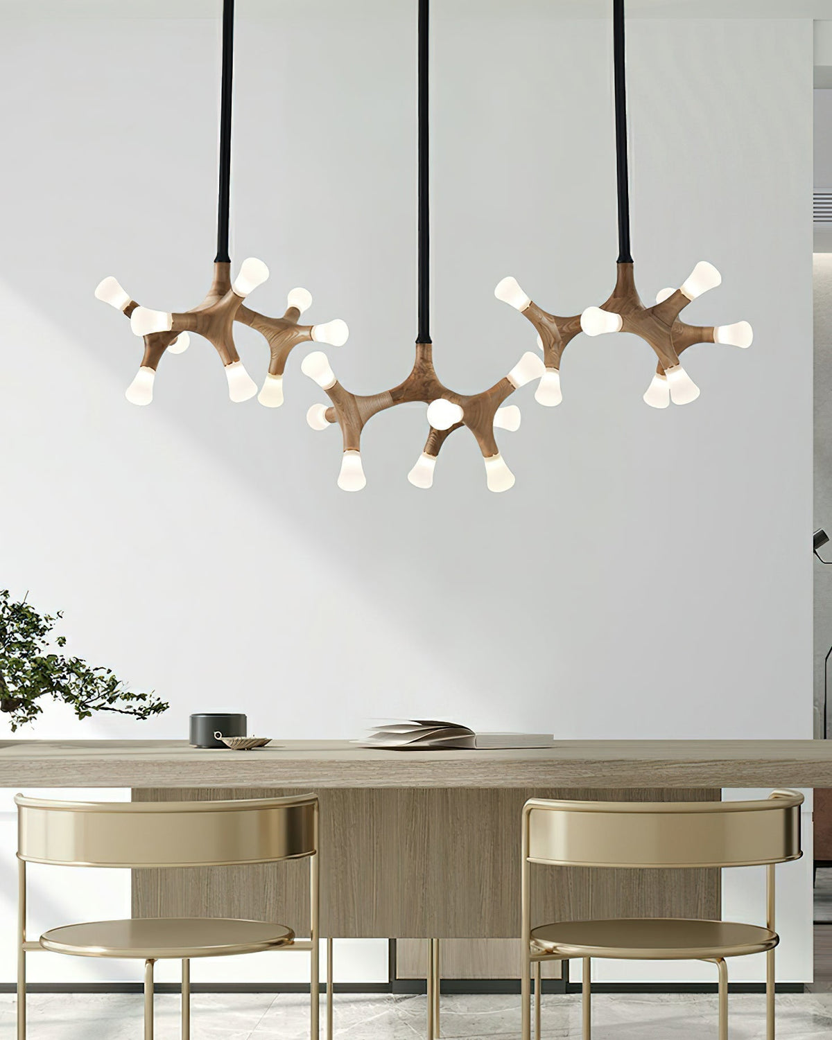Mynorila Suspension Bois Design Branche - Neutralighting