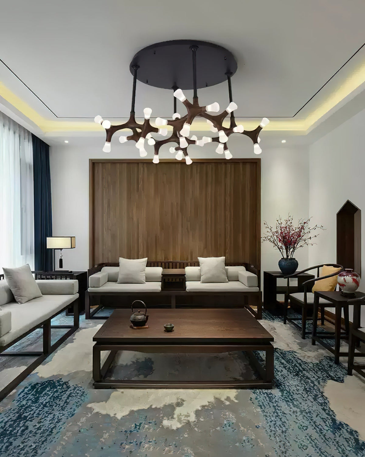 Mynorila Suspension Bois Design Branche - Neutralighting