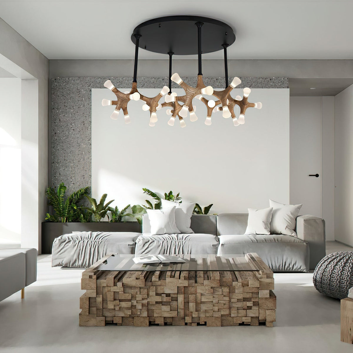 Mynorila Suspension Bois Design Branche - Neutralighting