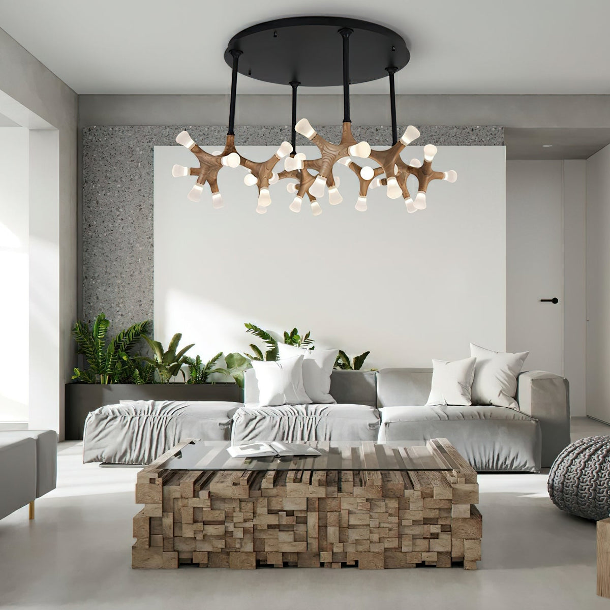 Mynorila Suspension Bois Design Branche - Neutralighting