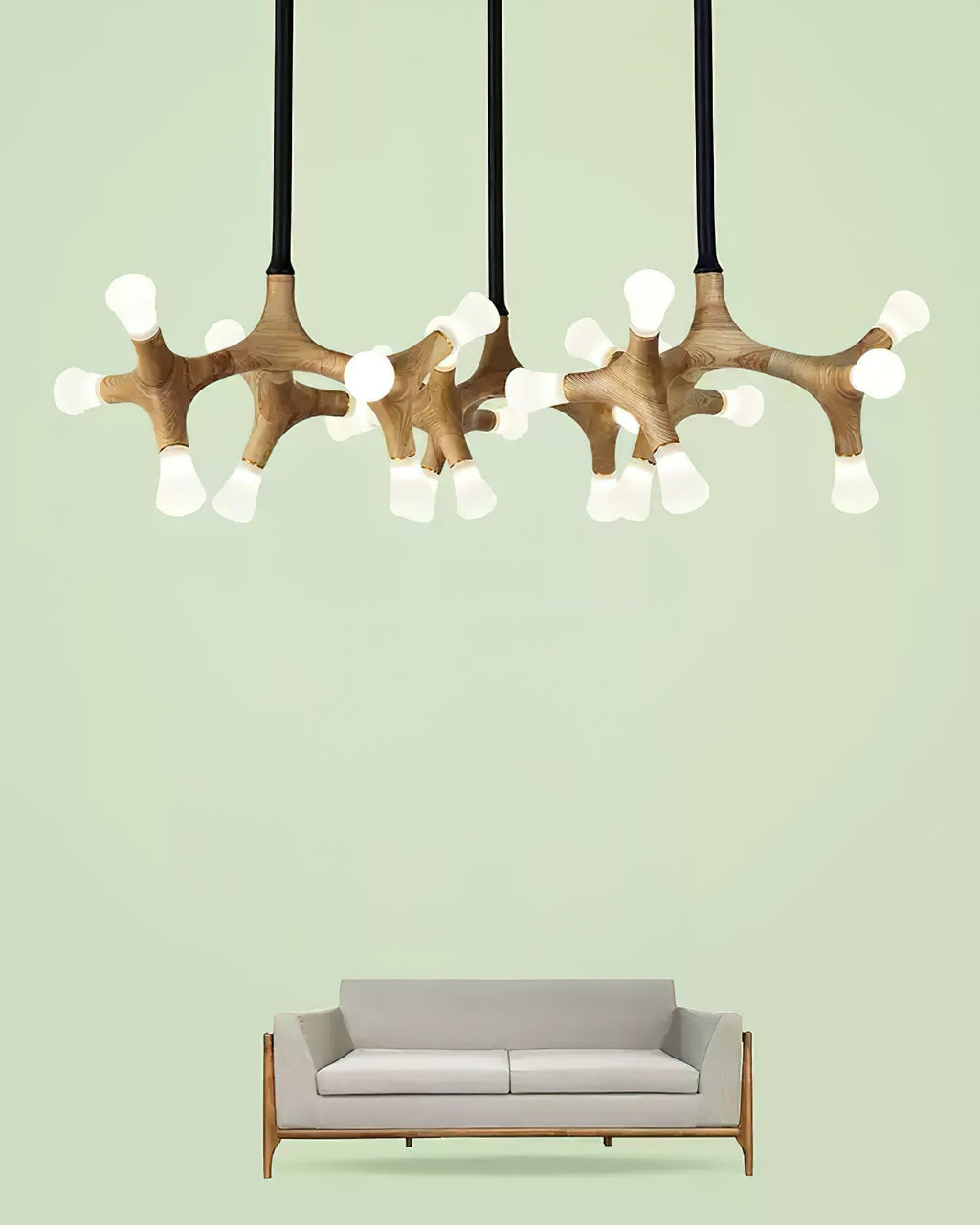 Mynorila Suspension Bois Design Branche - Neutralighting