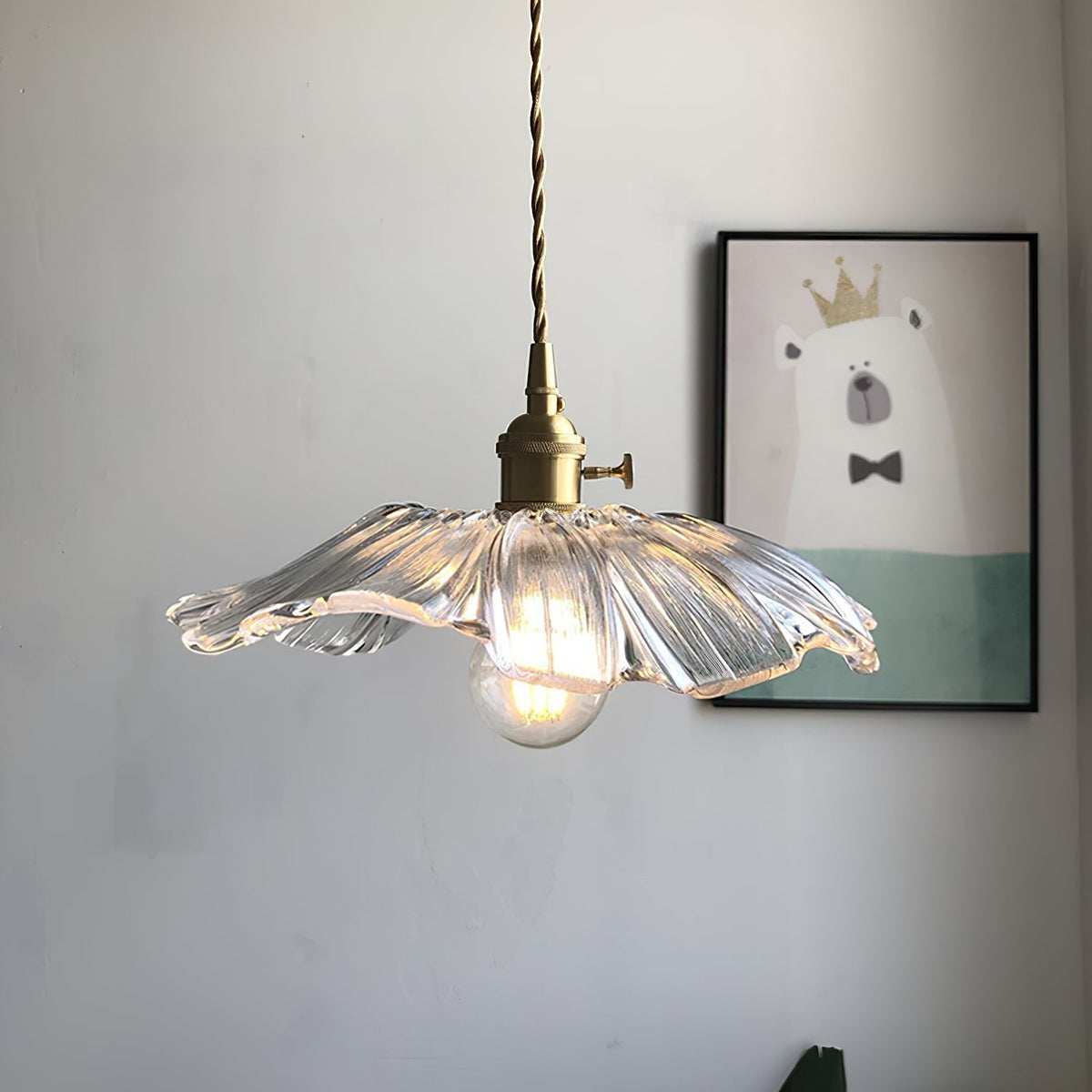 Zesorel Suspension Laiton Verre Créativité Individuelle - Neutralighting