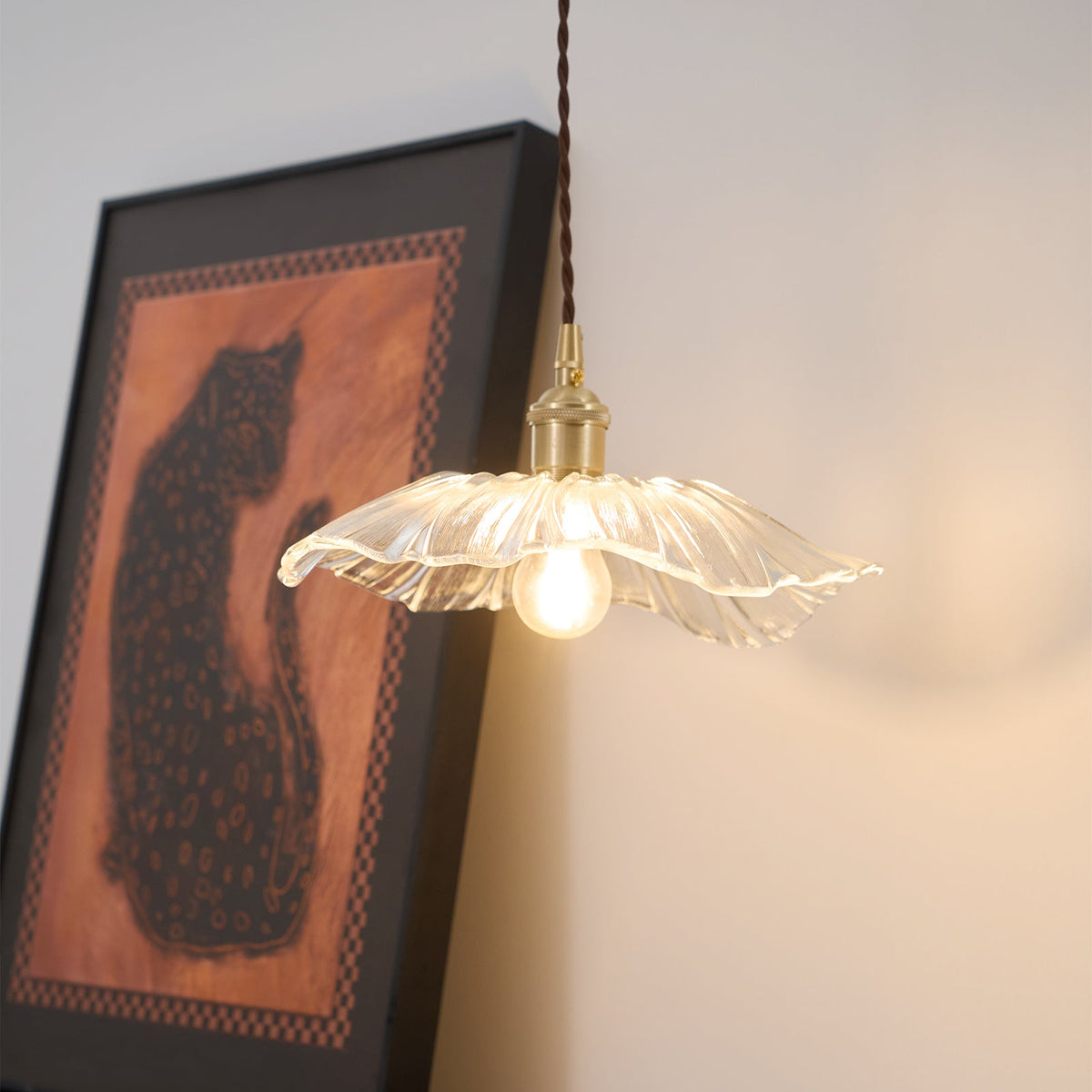 Zesorel Suspension Laiton Verre Créativité Individuelle - Neutralighting