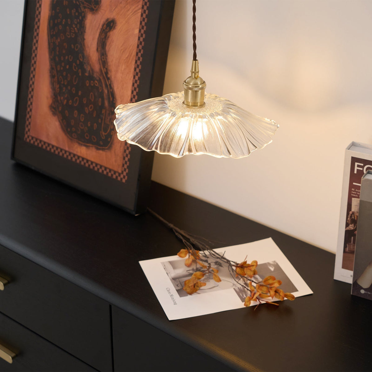 Zesorel Suspension Laiton Verre Créativité Individuelle - Neutralighting