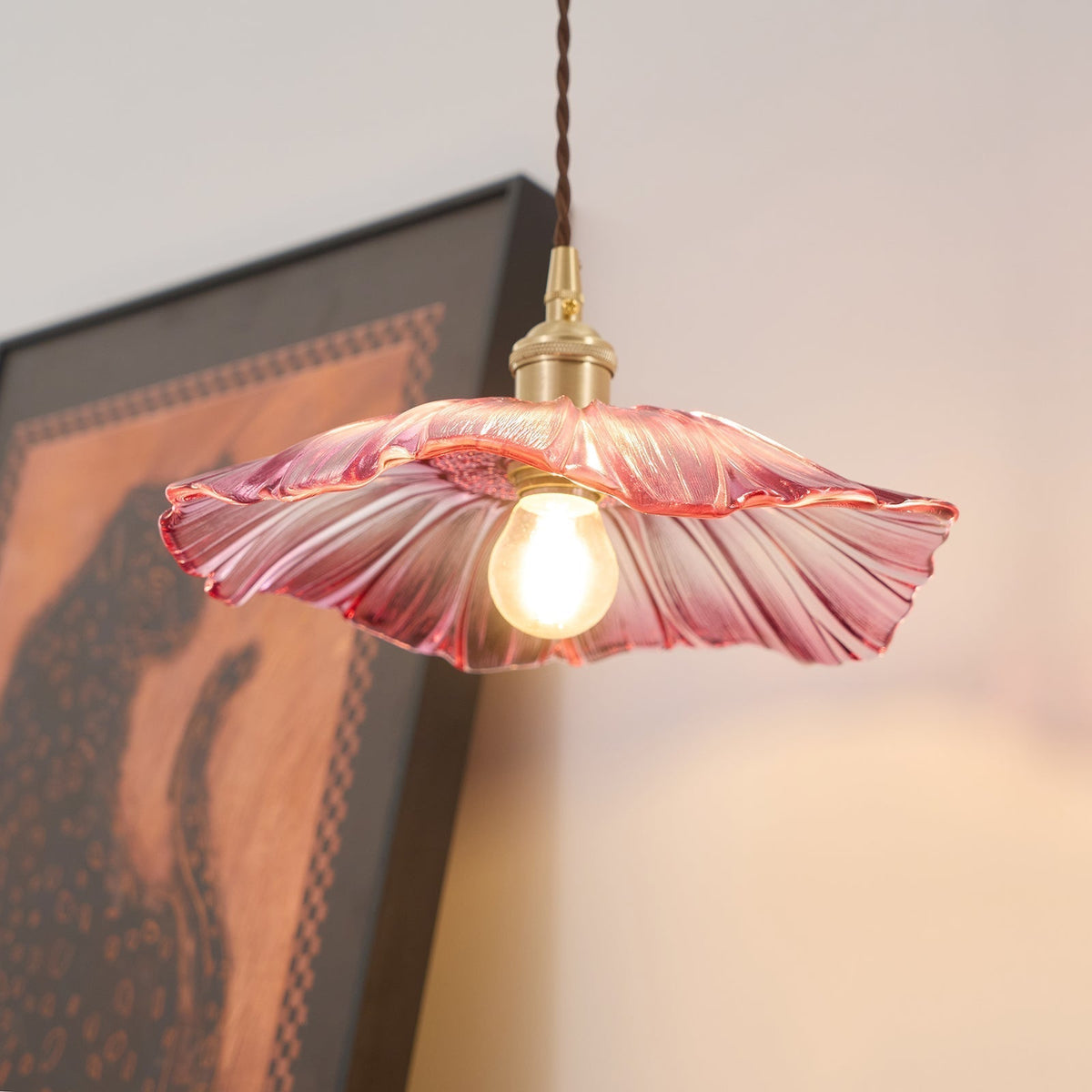 Zesorel Suspension Laiton Verre Créativité Individuelle - Neutralighting