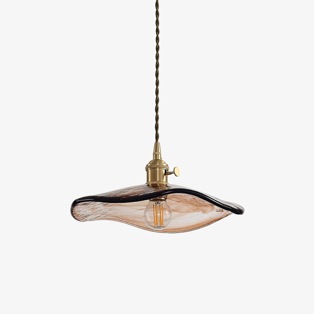 Utalira Lampe Pendante Moderne en Laiton et Verre - Neutralighting