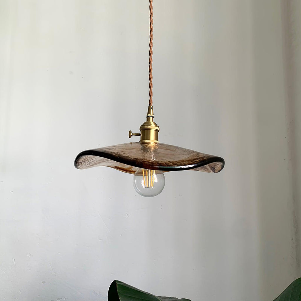 Utalira Lampe Pendante Moderne en Laiton et Verre - Neutralighting
