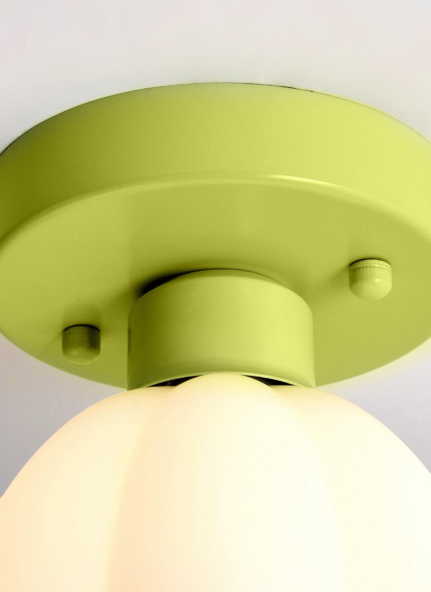 Zevinora Plafonnier Semi-En Verre Fleur - Neutralighting