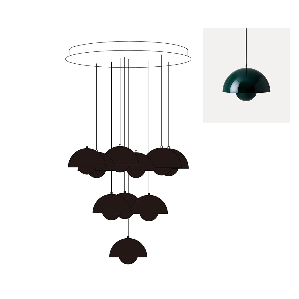Flowerpot Chandelier - Neutralighting