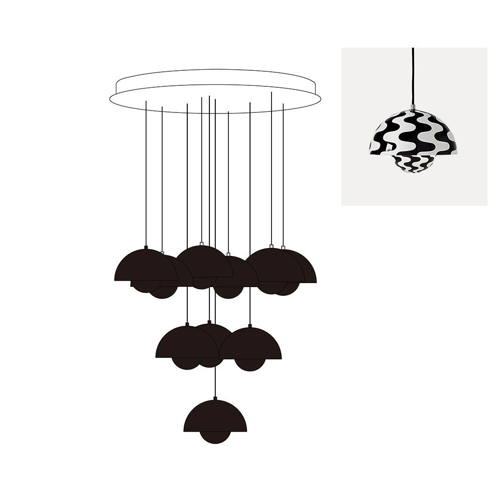 Flowerpot Chandelier - Neutralighting