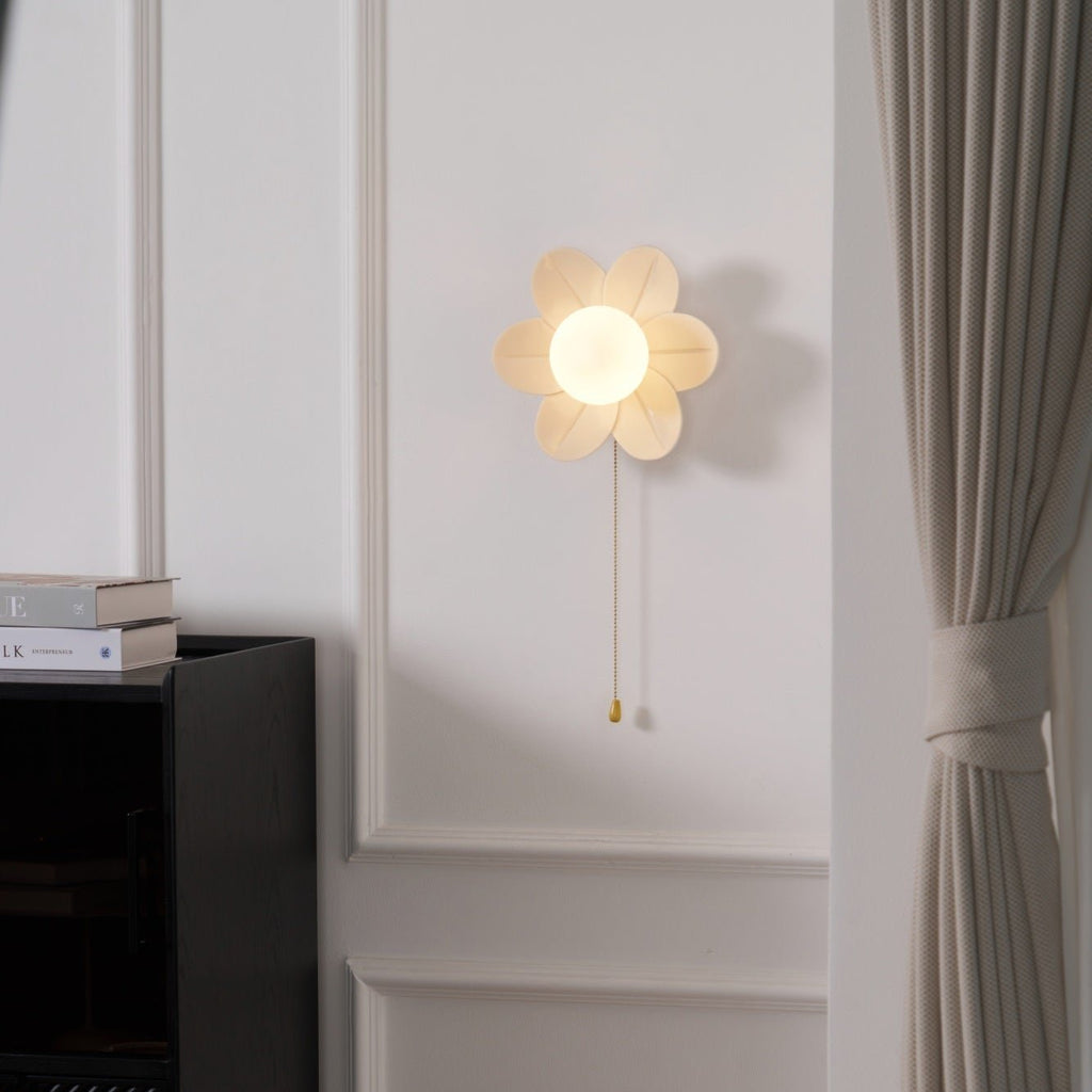 Acroma Nordic Art Fleurs Résine Applique Murale - Neutralighting