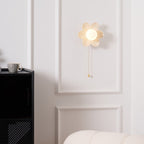 Acroma Nordic Art Fleurs Résine Applique Murale - Neutralighting