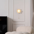 Acroma Nordic Art Fleurs Résine Applique Murale - Neutralighting