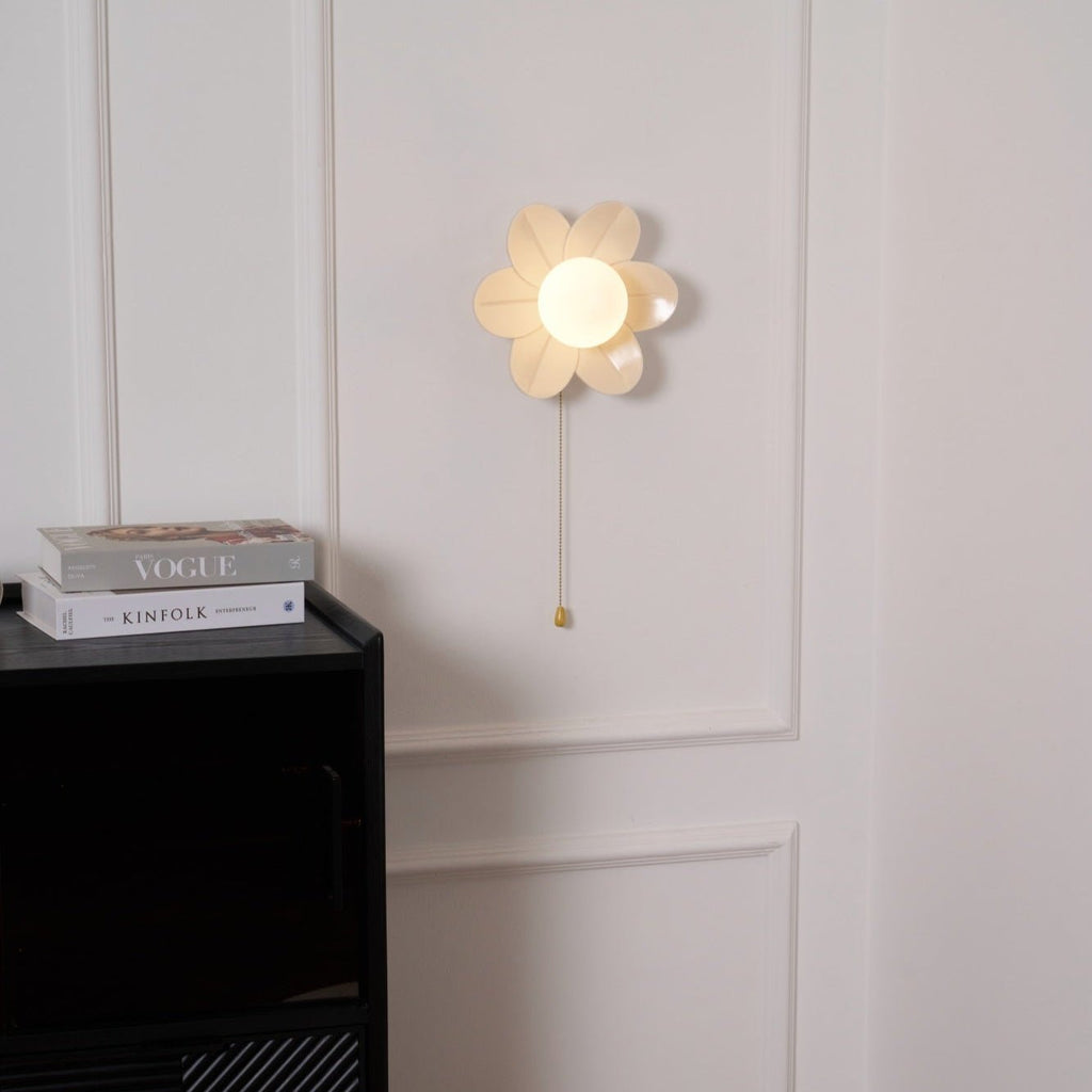Acroma Nordic Art Fleurs Résine Applique Murale - Neutralighting