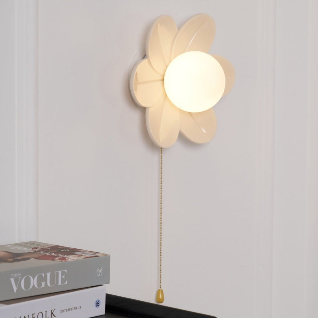 Acroma Nordic Art Fleurs Résine Applique Murale - Neutralighting