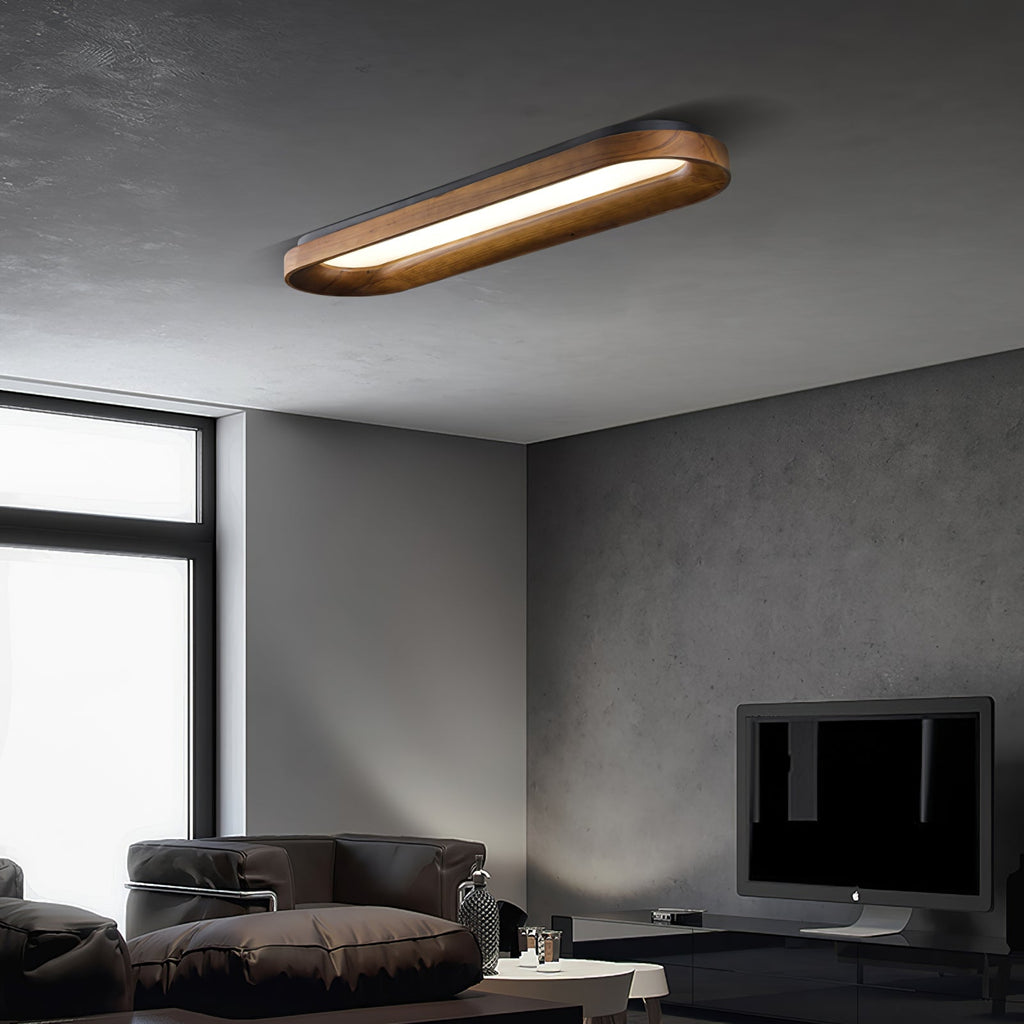 Zatalel Plafonnier Bois Nuage Minimaliste - Neutralighting