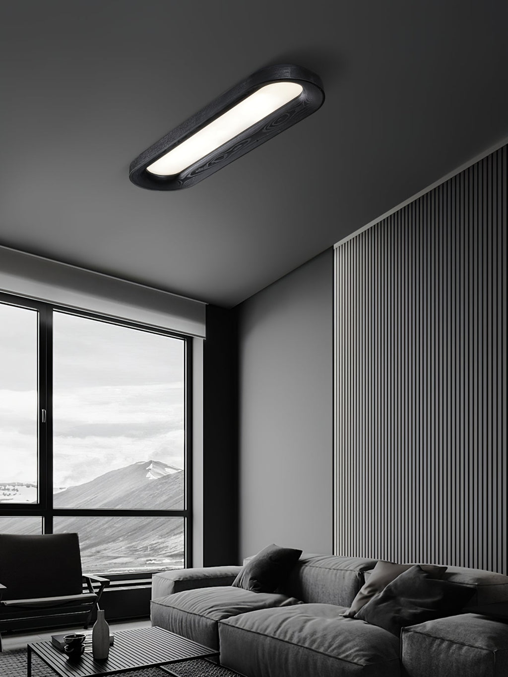 Zatalel Plafonnier Bois Nuage Minimaliste - Neutralighting