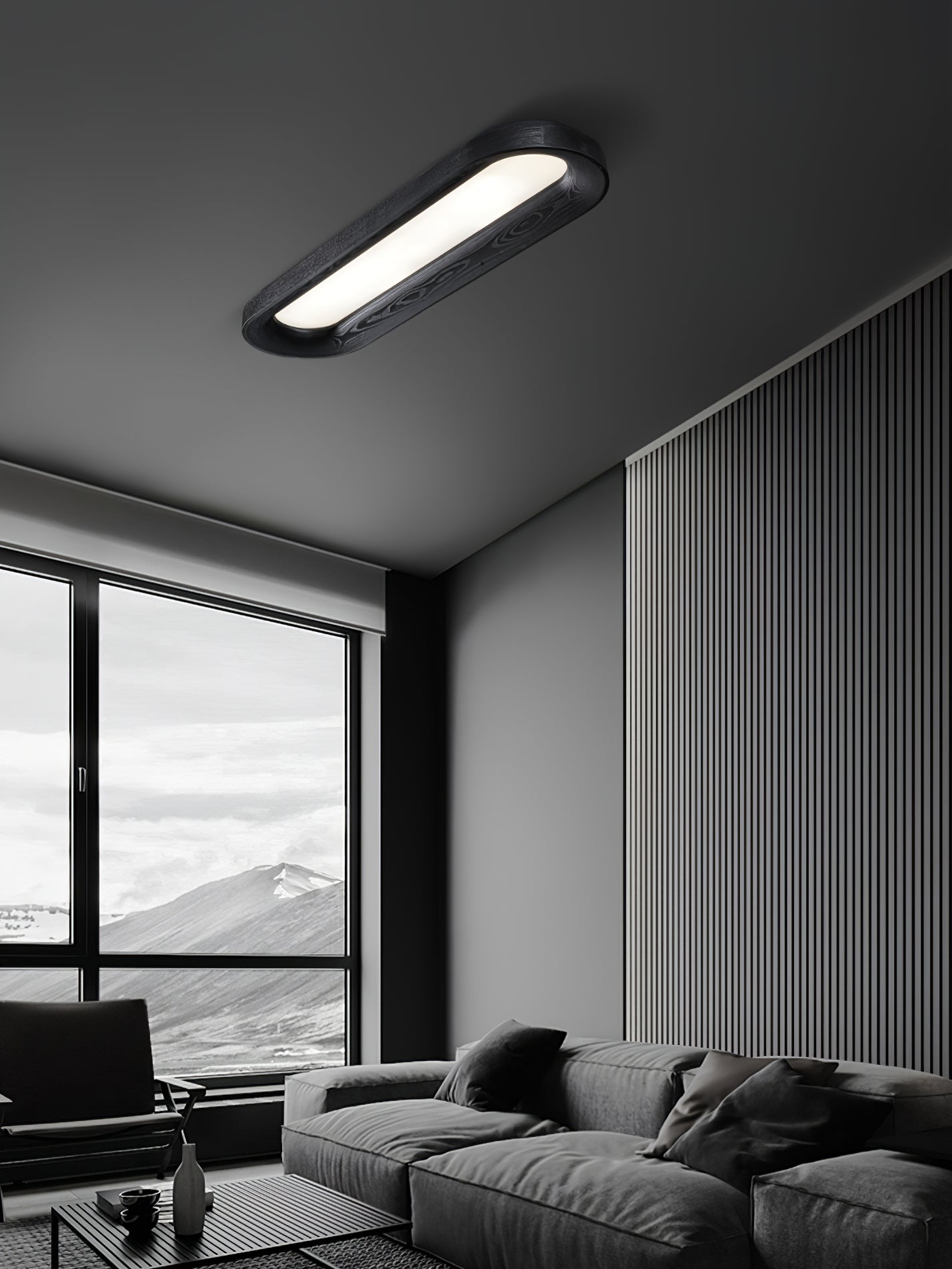 Zatalel Plafonnier Bois Nuage Minimaliste - Neutralighting