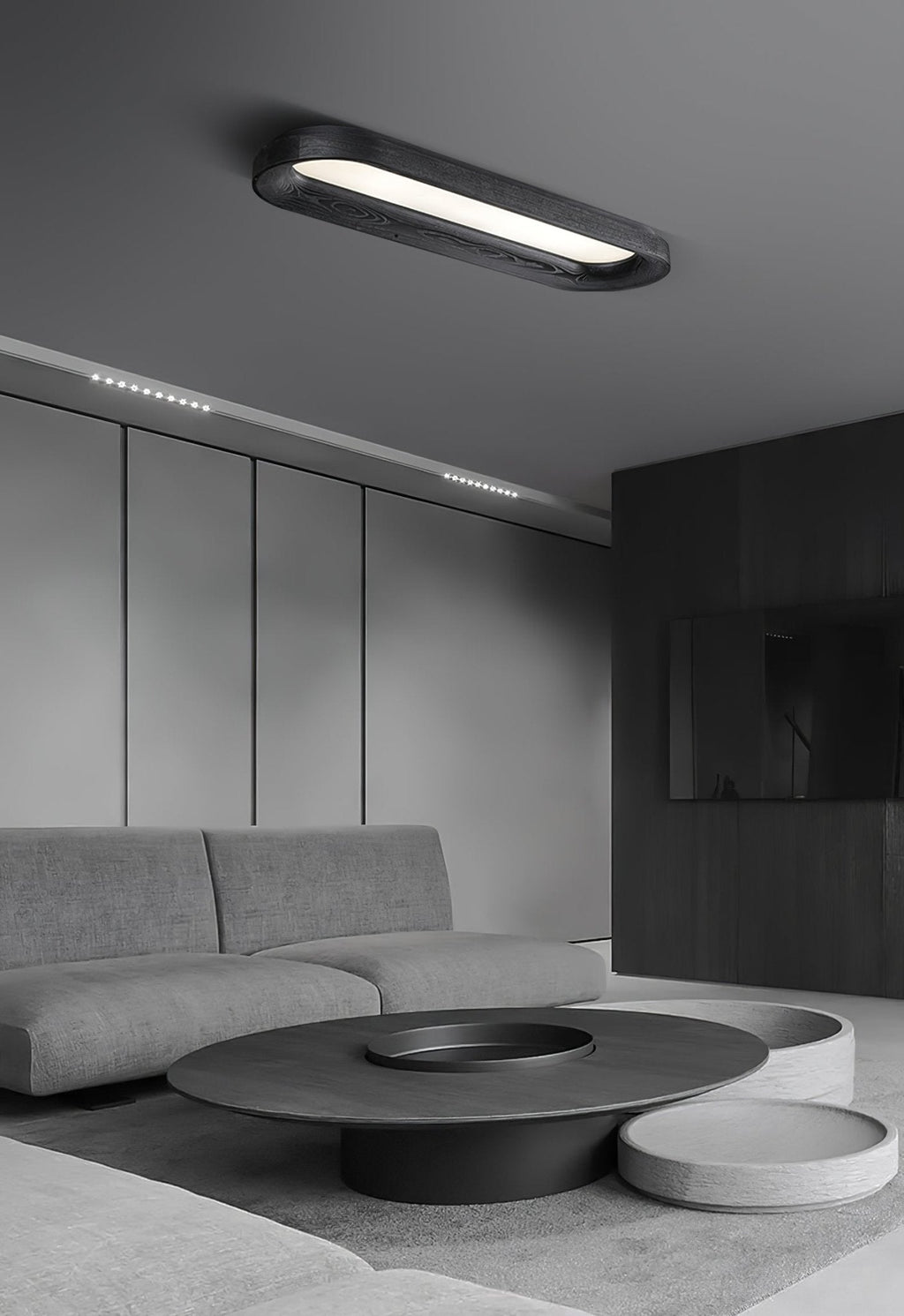 Zatalel Plafonnier Bois Nuage Minimaliste - Neutralighting