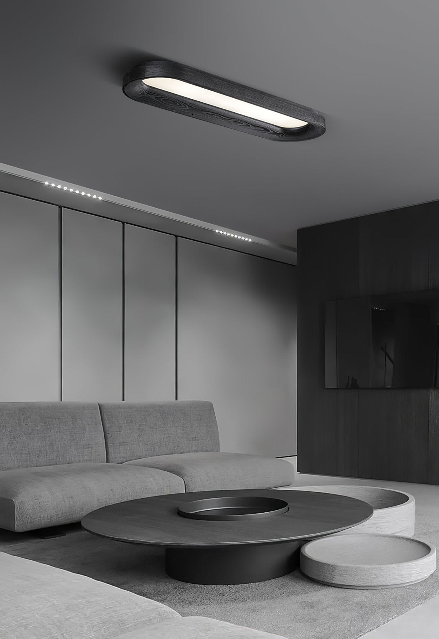 Zatalel Plafonnier Bois Nuage Minimaliste - Neutralighting