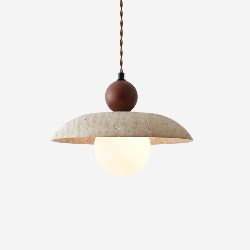 Jojo Lampe Pendentive Dôme en Travertin - Neutralighting