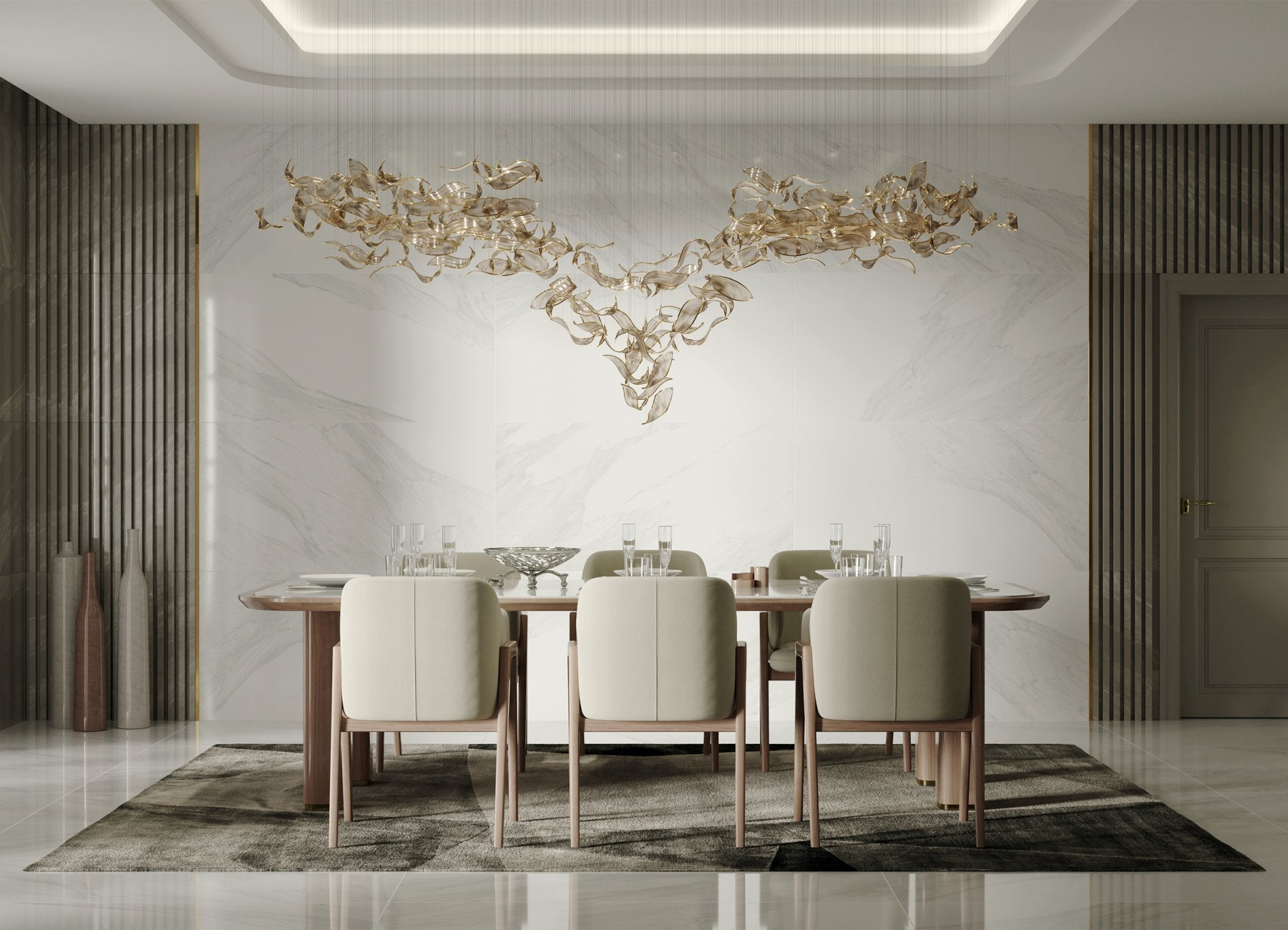 Lustra Lustre Feuille Cascadant Luxe - Neutralighting