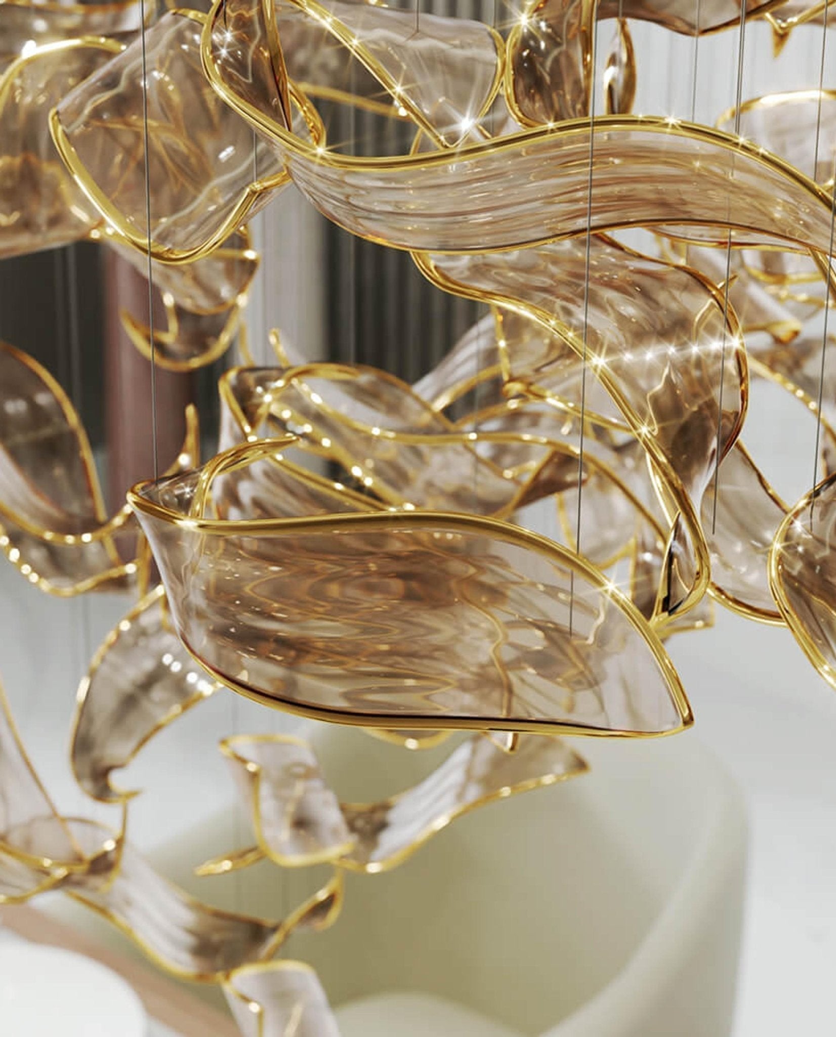 Lustra Lustre Feuille Cascadant Luxe - Neutralighting