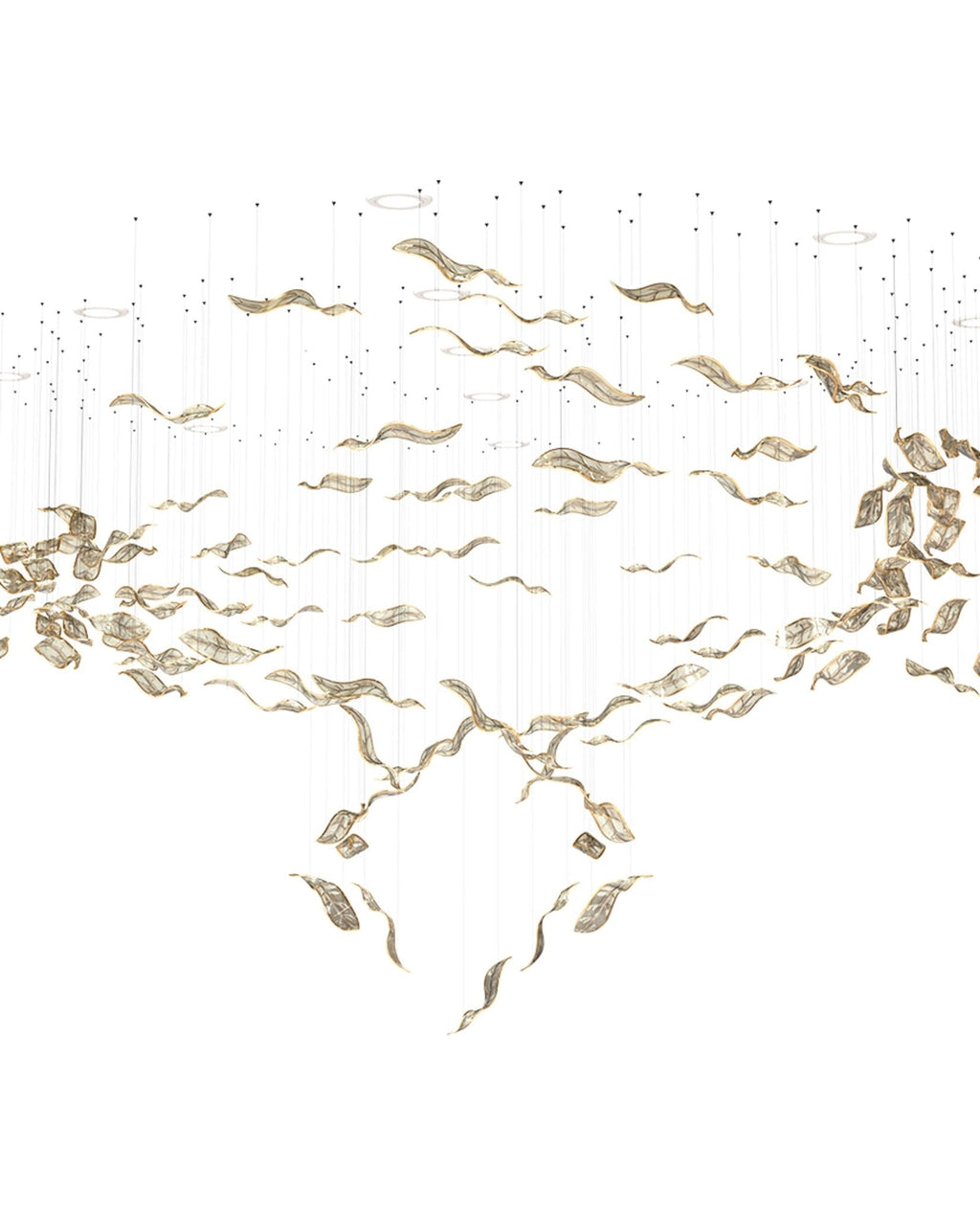 Lustra Lustre Feuille Cascadant Luxe - Neutralighting