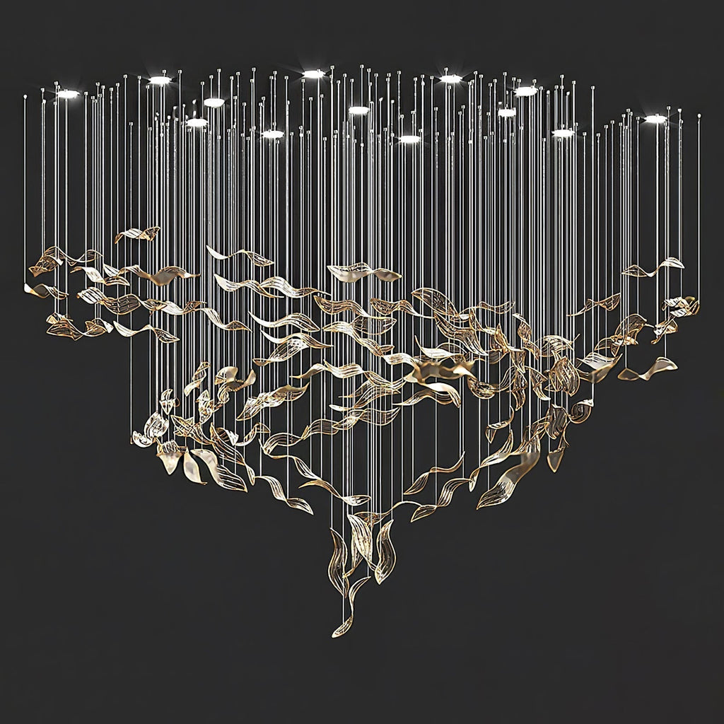 Lustra Lustre Feuille Cascadant Luxe - Neutralighting