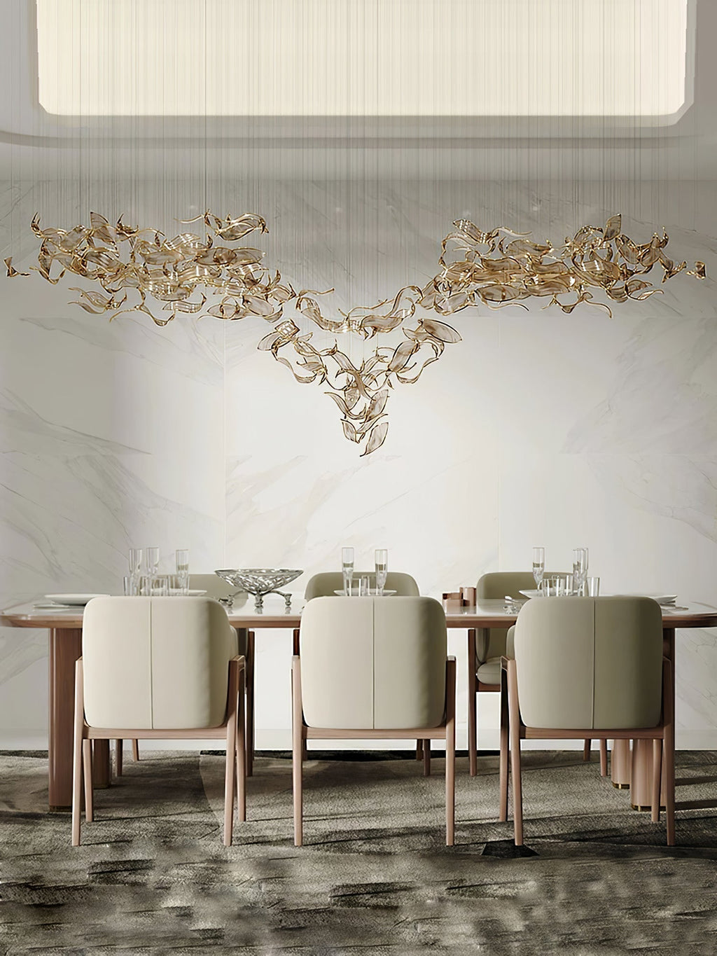 Lustra Lustre Feuille Cascadant Luxe - Neutralighting