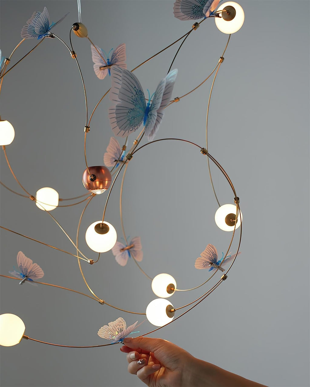 Flutterveil Chandelier Papillon Rêveur - Neutralighting