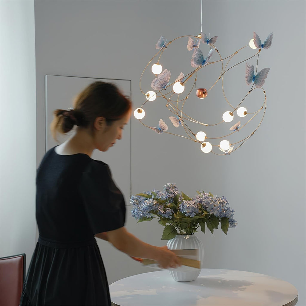 Flutterveil Chandelier Papillon Rêveur - Neutralighting