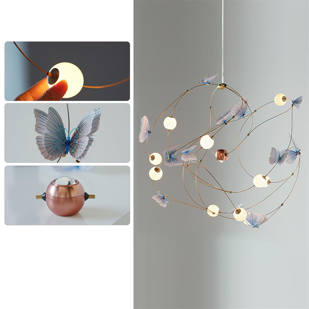 Flutterveil Chandelier Papillon Rêveur - Neutralighting
