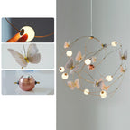Flutterveil Chandelier Papillon Rêveur - Neutralighting
