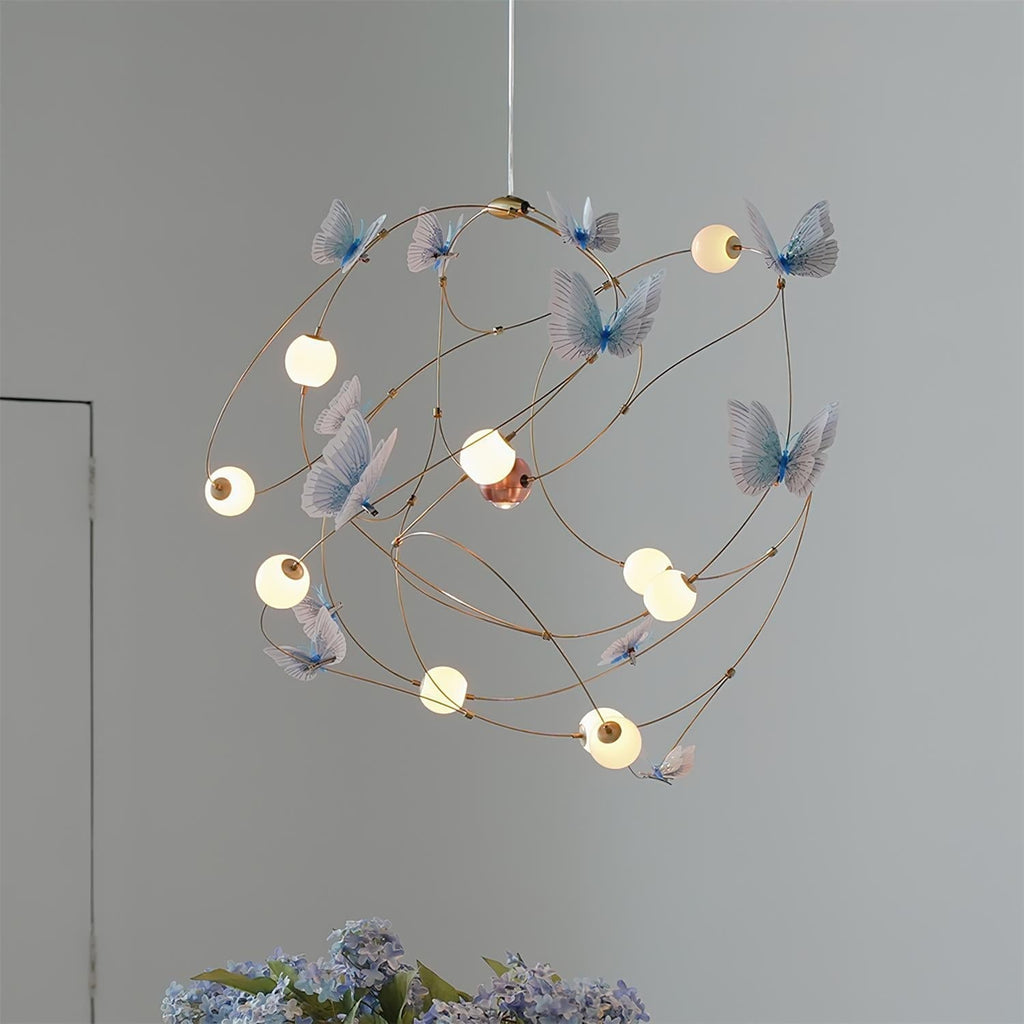 Flutterveil Chandelier Papillon Rêveur - Neutralighting