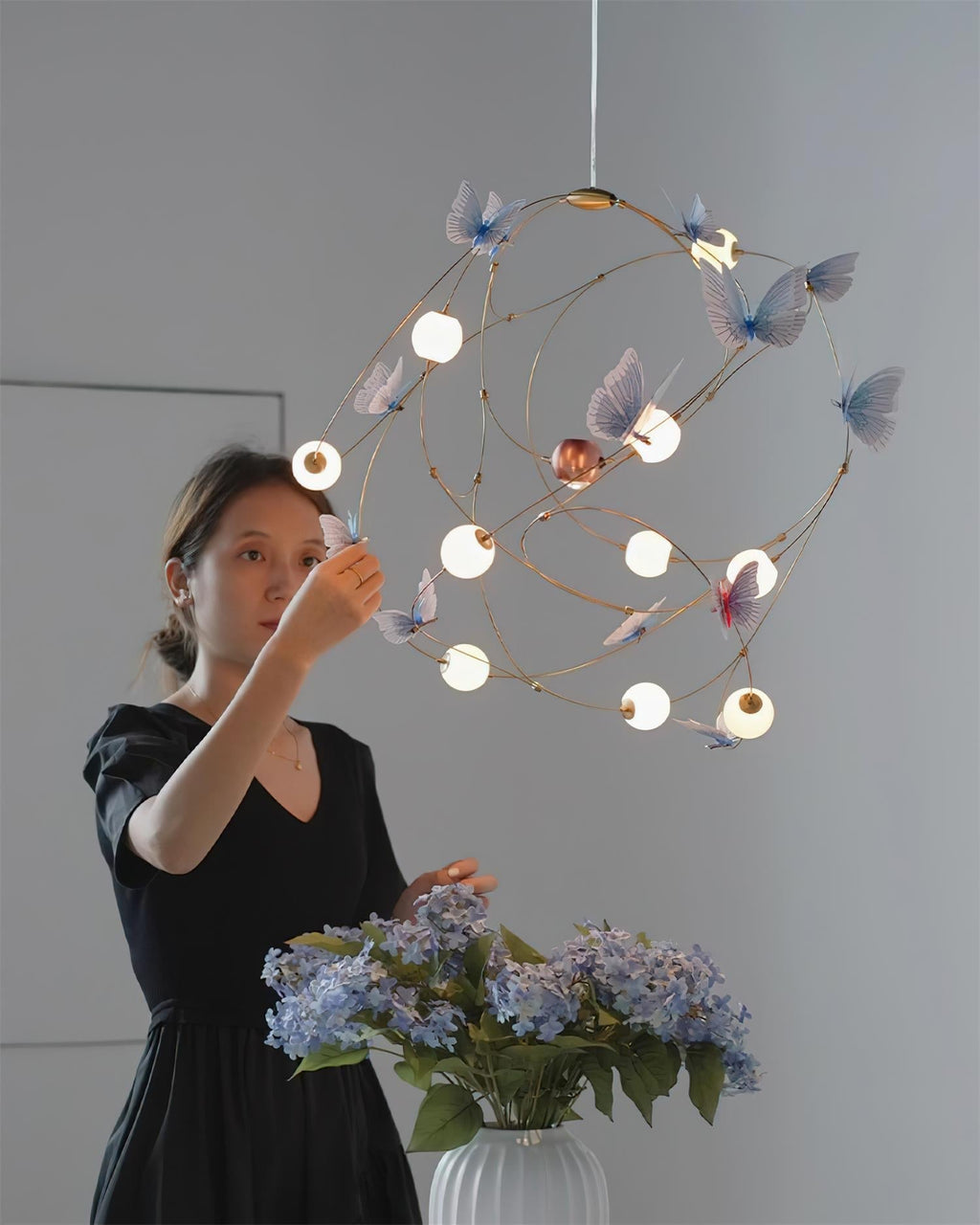Flutterveil Chandelier Papillon Rêveur - Neutralighting