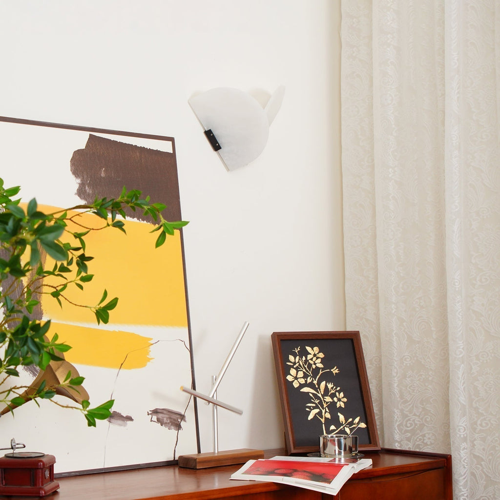 Cevelaris Applique Murale en Albâtre en Forme de Cœur - Neutralighting
