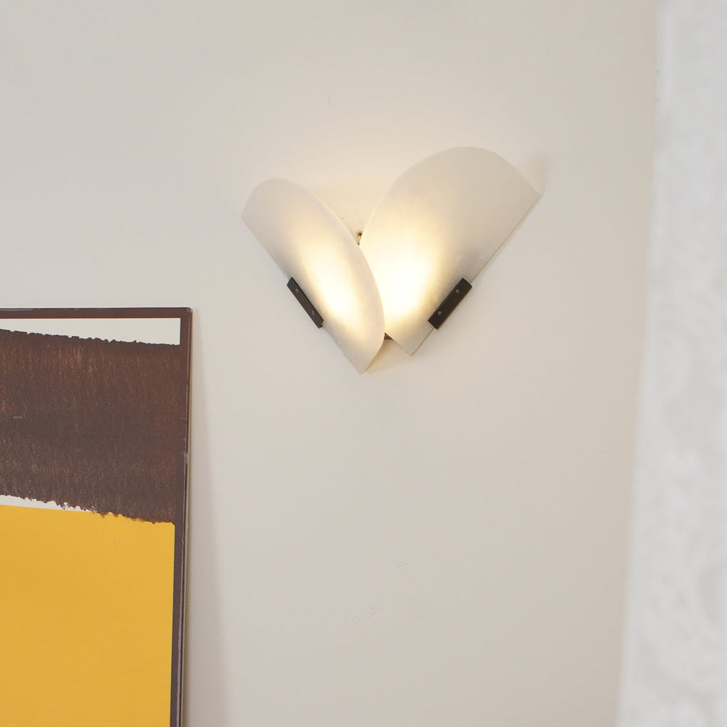 Cevelaris Applique Murale en Albâtre en Forme de Cœur - Neutralighting