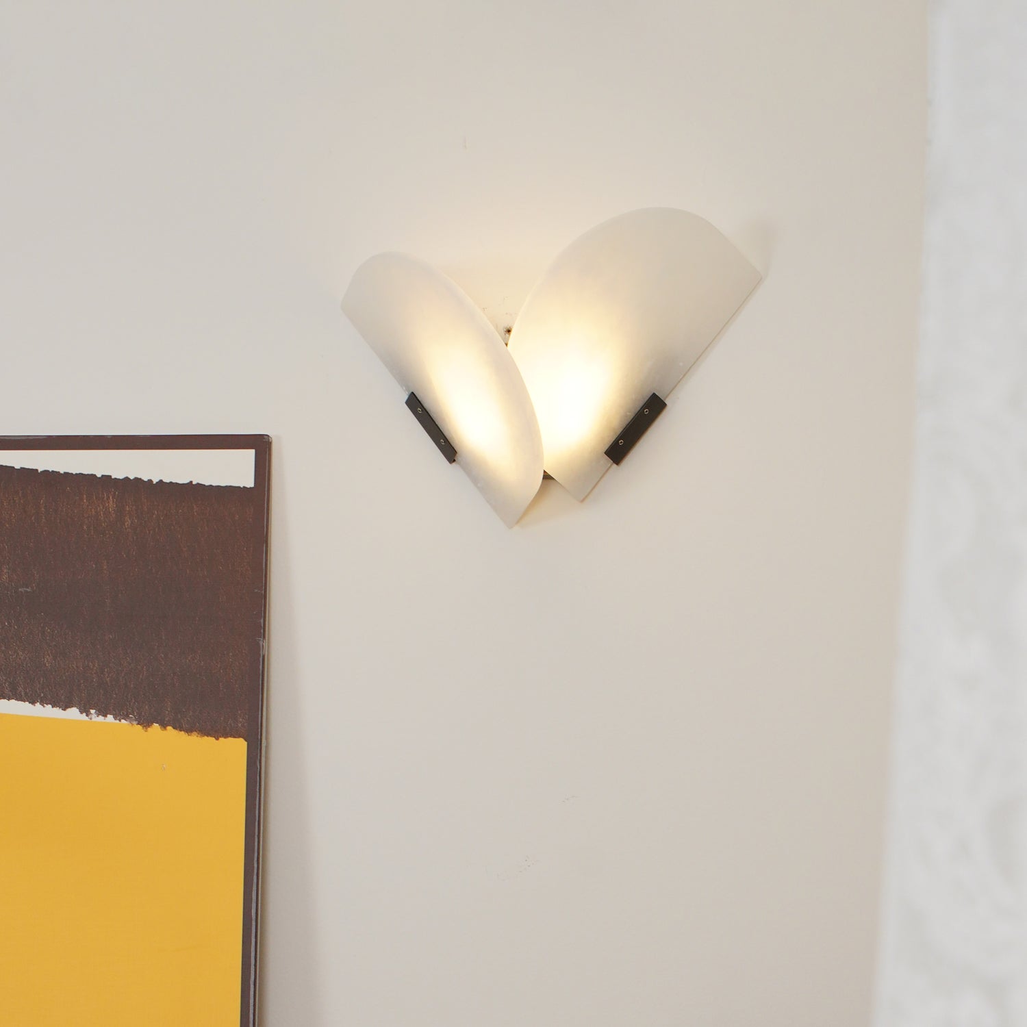 Cevelaris Applique Murale en Albâtre en Forme de Cœur - Neutralighting