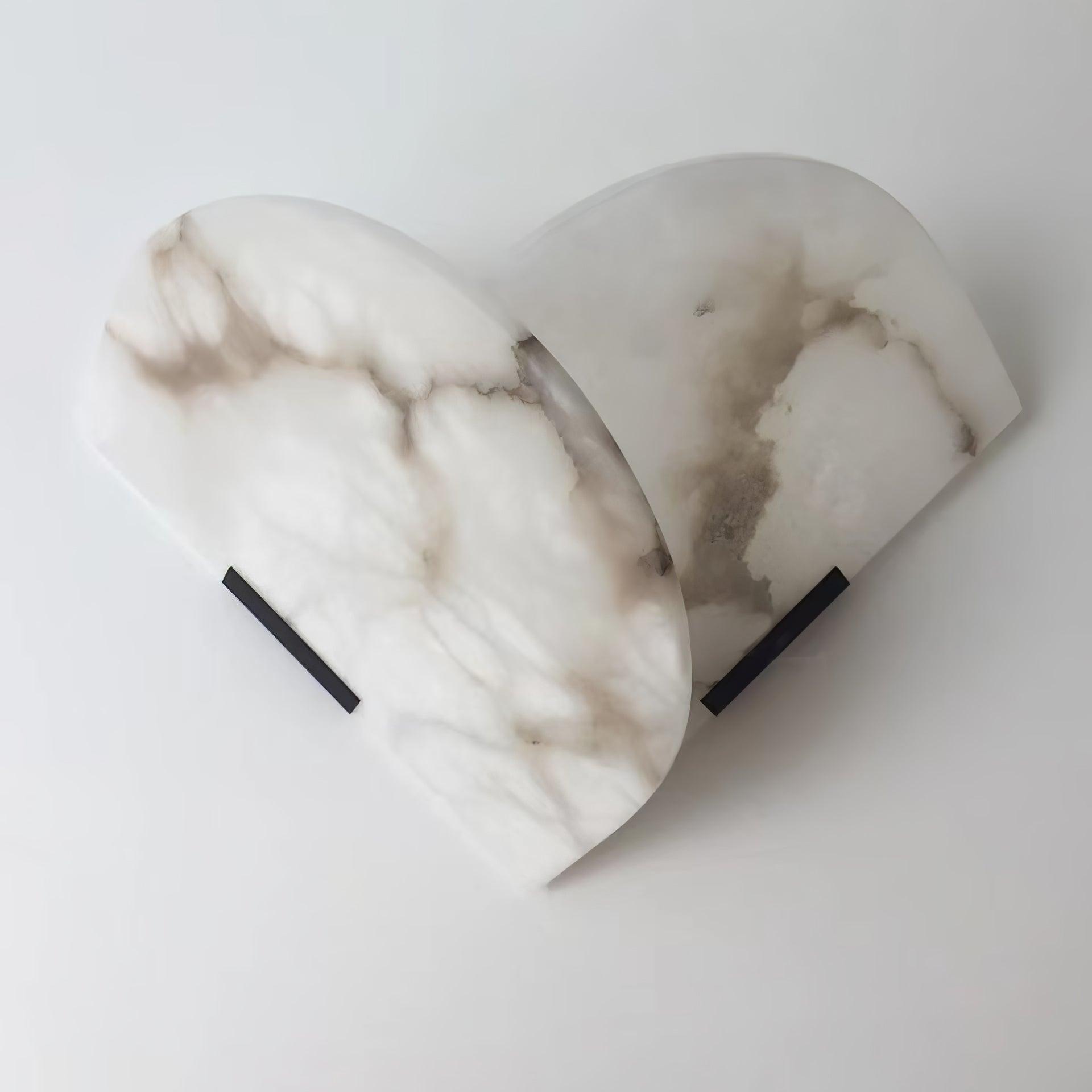 Cevelaris Applique Murale en Albâtre en Forme de Cœur - Neutralighting