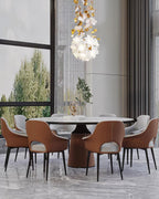 Araeos Chandelier en Laiton Fleurs Volantes et Papillons - Neutralighting